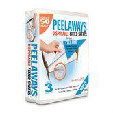 Peelaways Disposable Fitted Sheets Twin XL • 3 Layer • 38" x 80" x 9" ,1 Each - Axiom Medical Supplies