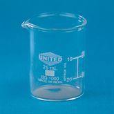 Glass Low Form Beakers 25mL ,12 / pk - Axiom Medical Supplies