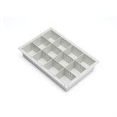 Wide Procedure Cart Tray and Shelf Accessories 4" Tray • 3 Short and 2 Long Dividers ,1 Each - Axiom Medical Supplies