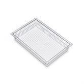 Trays and Baskets for Multi Drawer Procedure and Supply Carts 4" Basket • Clear ,1 Each - Axiom Medical Supplies