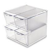 Stackable Cube Organizers 4 Drawer Stackable Organizer • 6" W x 7.1"D x 6"H ,1 Each - Axiom Medical Supplies