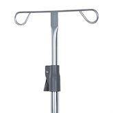 QT Mobile Procedure Cart Accessories IV Pole for Cart • 12"W x 2"D x 28.5" - 48.5"H ,1 Each - Axiom Medical Supplies