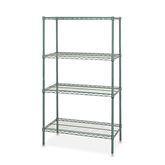 4-Shelf Epoxy Wire Rack Shelving 36"W x 12"D ,1 Each - Axiom Medical Supplies