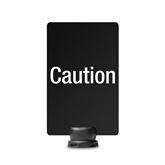 Signage for Retractable Stanchions "Caution" ,1 Each - Axiom Medical Supplies