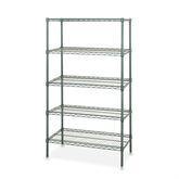 5-Shelf Epoxy Wire Rack Shelving 36"W x 12"D ,1 Each - Axiom Medical Supplies