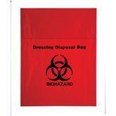 Dressing Disposal Bags Dressing Disposal Bag • Red • 11"x14" ,100 per Paxk - Axiom Medical Supplies