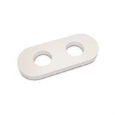 NeoSeal Nasal Prong Seal Large • 12.5mm W x 30.5mm L • Prong 6.5mm; Septal 6mm ,150 / pk - Axiom Medical Supplies