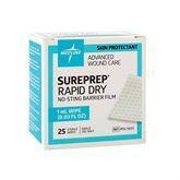 Sureprep Rapid-Dry No-Sting Barrier Film 1 mL Wipe ,100 per Paxk - Axiom Medical Supplies