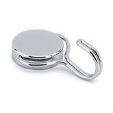 Magnetic Hooks and Clips 1.5"Dia • 65lb Capacity • Super Blue Swinging ,1 Each - Axiom Medical Supplies