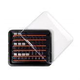 Slide Stain Trays 30-Slide Stain Tray with Clear Lid • 12.9375"W x 15.125"L x 1.75"H ,1 Each - Axiom Medical Supplies