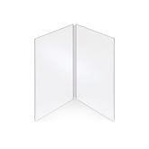 MarketLab Hinged Table Sneeze Guard 31.8125"W x 0.1875"D x 23.75"H ,1 Each - Axiom Medical Supplies