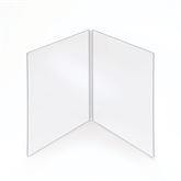 MarketLab Hinged Table Sneeze Guard 40.3125"W x 0.1875"D x 23.75"H ,1 Each - Axiom Medical Supplies