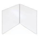 MarketLab Hinged Table Sneeze Guard 50.3125"W x 0.1875"D x 23.75"H ,1 Each - Axiom Medical Supplies