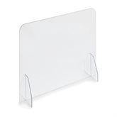 MarketLab Table Sneeze Guard MarketLab 28"W Table Sneeze Guard with Legs • 28" x 7.75"D x 23.75"H ,1 Each - Axiom Medical Supplies