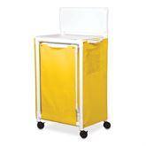 Mobile Isolation Stations With Hamper • 26.5"W x 20"D x 54"H ,1 Each - Axiom Medical Supplies