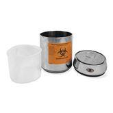 Hands-Free Biohazard Waste Can 1.5L Hands-Free Biohazard Waste Can ,1 Each - Axiom Medical Supplies