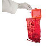 Benchtop Biohazard Bag Holder Handy Benchtop Disposal System ,1 Each - Axiom Medical Supplies