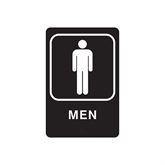 Restroom Signs Men ,1 Each - Axiom Medical Supplies