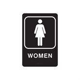 Restroom Signs Women ,1 Each - Axiom Medical Supplies