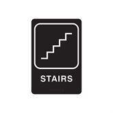 Exit and Stairs Signs ADA Stairs Sign • 6"W x 9"L ,1 Each - Axiom Medical Supplies