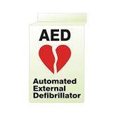 Location Signs Glow AED Celing Sign • 10"W x 13"L ,1 Each - Axiom Medical Supplies