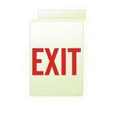 Location Signs Glow Double-Sided Exit Sign • 10"W x 13"L ,1 Each - Axiom Medical Supplies