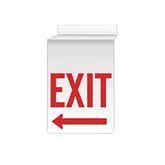 Location Signs Double-Sided Exit Sign with Arrow • 10"W x 13"L ,1 Each - Axiom Medical Supplies