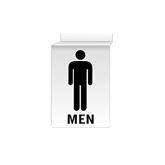 Restroom Signs Glow Men ,1 Each - Axiom Medical Supplies