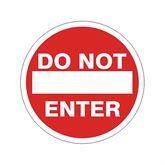 Floor/Wall Decals Do Not Enter ,1 Each - Axiom Medical Supplies