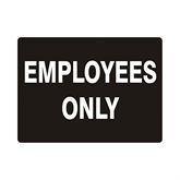 Parking Lot Signs Aluminum Employees Only Sign • 10"W x 7"L ,1 Each - Axiom Medical Supplies
