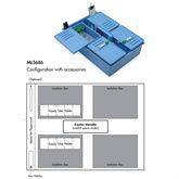 IsoBox To-Go Phlebotomy Tray with Built-in Handle To-Go • Iso Large • 11.625"W x 17.325"L x 4"H ,1 Each - Axiom Medical Supplies