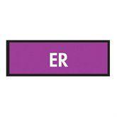 Specialty Code Sheet of Instrument Tape "ER" on Purple ,1 / sheet - Axiom Medical Supplies