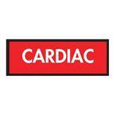 Specialty Code Sheet of Instrument Tape "CARDIAC" on Red ,1 / sheet - Axiom Medical Supplies