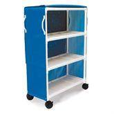 Standard 3-Shelf PVC Linen Cart MarketLab Standard 3-Shelf Linen Cart ,1 Each - Axiom Medical Supplies