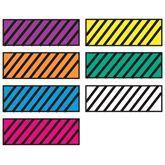 Diagonal Stripes Sheet of Instrument Tape Diagonal Black Stripe ,1 / sheet - Axiom Medical Supplies