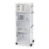 Insight Original Mobile Isolation Station 20"W x 15.5"D x 50.5"H ,1 Each - Axiom Medical Supplies