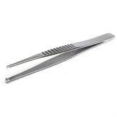 Stainless Steel Grossing Tools Toothed Tweezers • 5"L ,1 Each - Axiom Medical Supplies