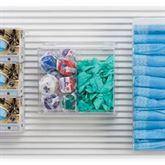 PPE and Supply Dispensers for LabWall Double Bulk PPE • 12"W x 10.625"D x 6.5"H ,1 Each - Axiom Medical Supplies