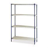 Plastic Mat Wire Shelving 48"W x 18"D x 72"H ,1 Each - Axiom Medical Supplies