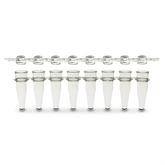 PCR Tubes with Strip Dome Caps Dome Cap • Clear ,1Pack oF 25 - Axiom Medical Supplies