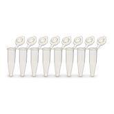 PCR Tubes with Individual Dome Caps Flat Cap • Clear ,120 / pk - Axiom Medical Supplies