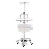 Basic Ventilator Support Cart Basic Ventilator Support Cart* • 29"W x 25"L x 63"-89"H ,1 Each - Axiom Medical Supplies