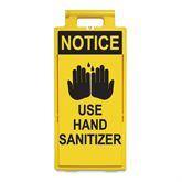 2' x 4' Floor Signs Notice Use Hand Sanitizer ,1 Each - Axiom Medical Supplies