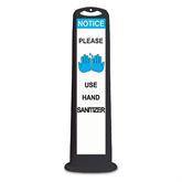 Vertical Panel Signs Notice Please Use Hand Sanitizer ,1 Each - Axiom Medical Supplies