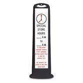 Vertical Panel Signs Special Store Hours ,1 Each - Axiom Medical Supplies