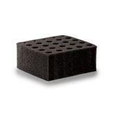 Foam Tube Racks For 10mm Tubes For 10mm Tubes • 2"H ,5 / pk - Axiom Medical Supplies