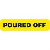 Urine Collection Labels MarketLab Poured Off Label PK1000 ,1000 / pk - Axiom Medical Supplies