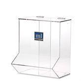 Acrylic Wall Dispensers Double • 12.4"W x 10.25"D x 14.75"H ,1 Each - Axiom Medical Supplies