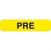 PRE Phlebotomy/Specimen Receiving Labels MarketLab Pre Label, Yellow PK1000 ,1000 / pk - Axiom Medical Supplies