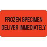 Frozen Specimen Communication Labels MarketLab Frozen Specimen Deliver Immediately Label, Orange PK1000 ,1000 / pk - Axiom Medical Supplies